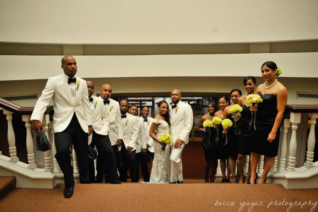 nashville wedding, gaylord springs, bridal group, steps